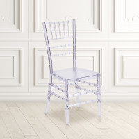Flash Furniture BH-ICE-CRYSTAL-GG Flash Elegance Crystal Ice Stacking Chiavari Chair 